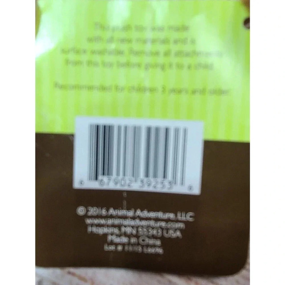 Animal Adventure Plush Teddy Bear Stuffed Animal Toy Brown 9" 2016 New - Picture 7 of 8